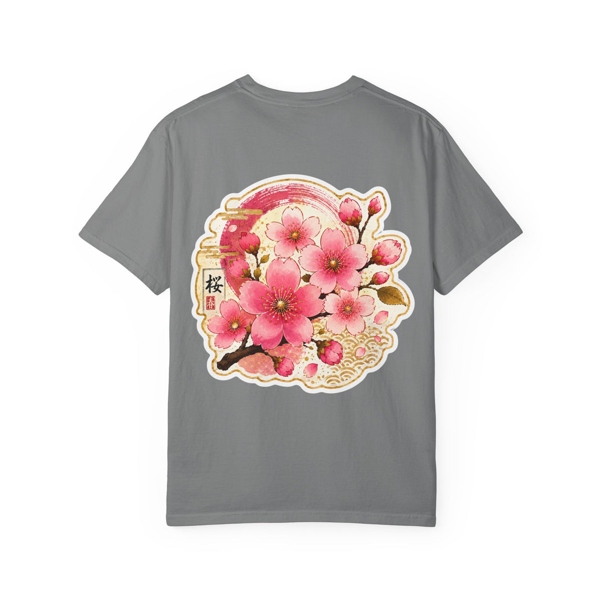Cherry Blossom Back-Print T-Shirt