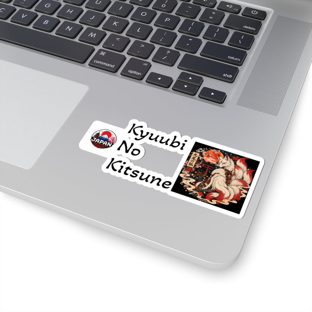 Kyuubi No Kitsune Yokai Sticker | Japanese Halloween Fox Nine-Tailed Kitsune Decal