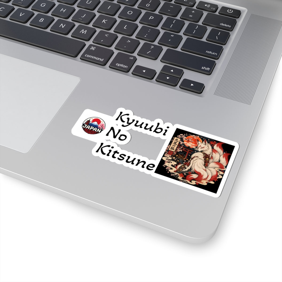 Kyuubi No Kitsune Yokai Sticker | Japanese Halloween Fox Nine-Tailed Kitsune Decal