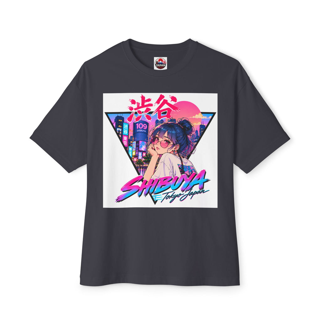 Shibuya Sky 2 City Pop Neon Anime Tee — Retro Japanese Cityscape Graphic T-Shirt