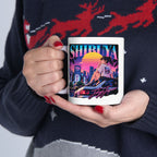 Shibuya Sky 6 Tokyo City Pop Night City Coffee Mug - Shibuya Neon Retro Vaporwave 11oz/15oz
