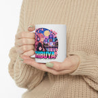 Shibuya Sky 4 Tokyo City Pop Night City Coffee Mug - Shibuya Neon Retro Vaporwave 11oz/15oz