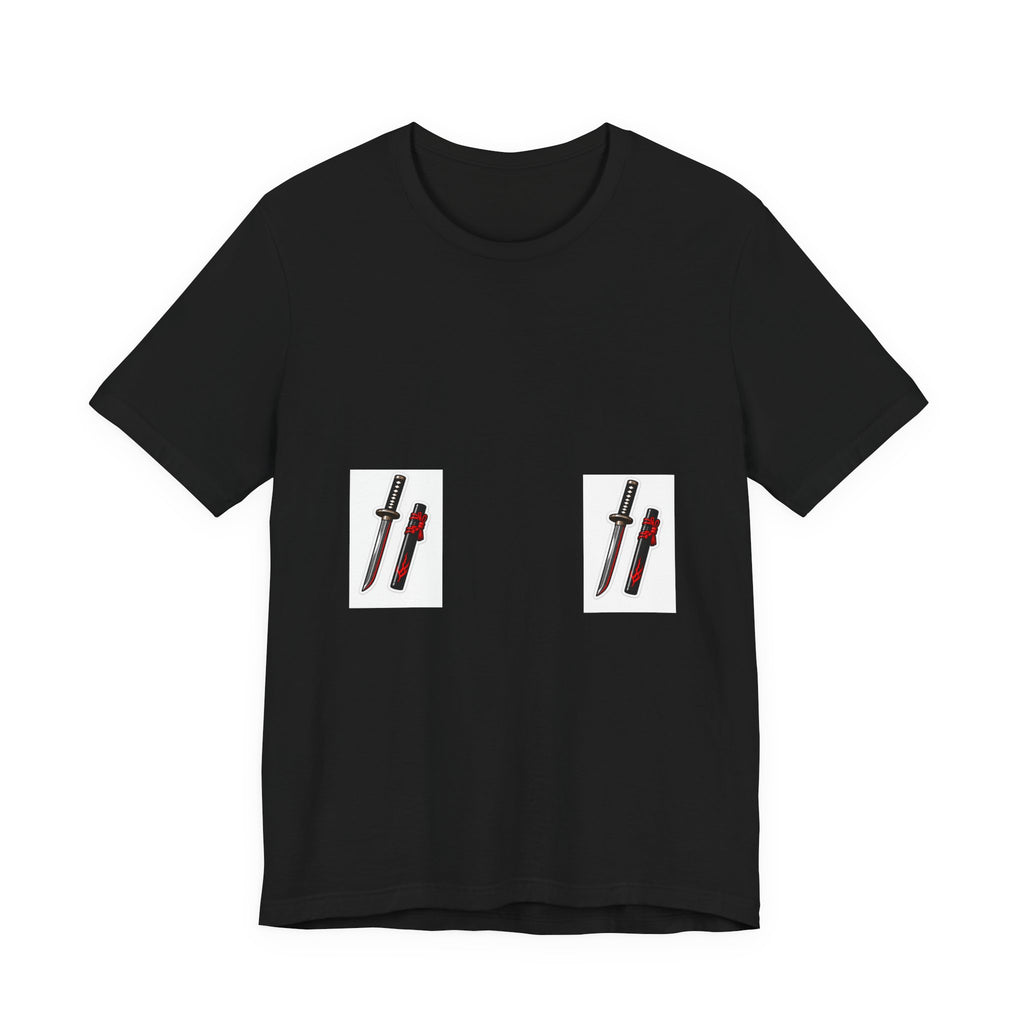 Black katana samurai Sword Tee — Japanese Katana T-Shirt