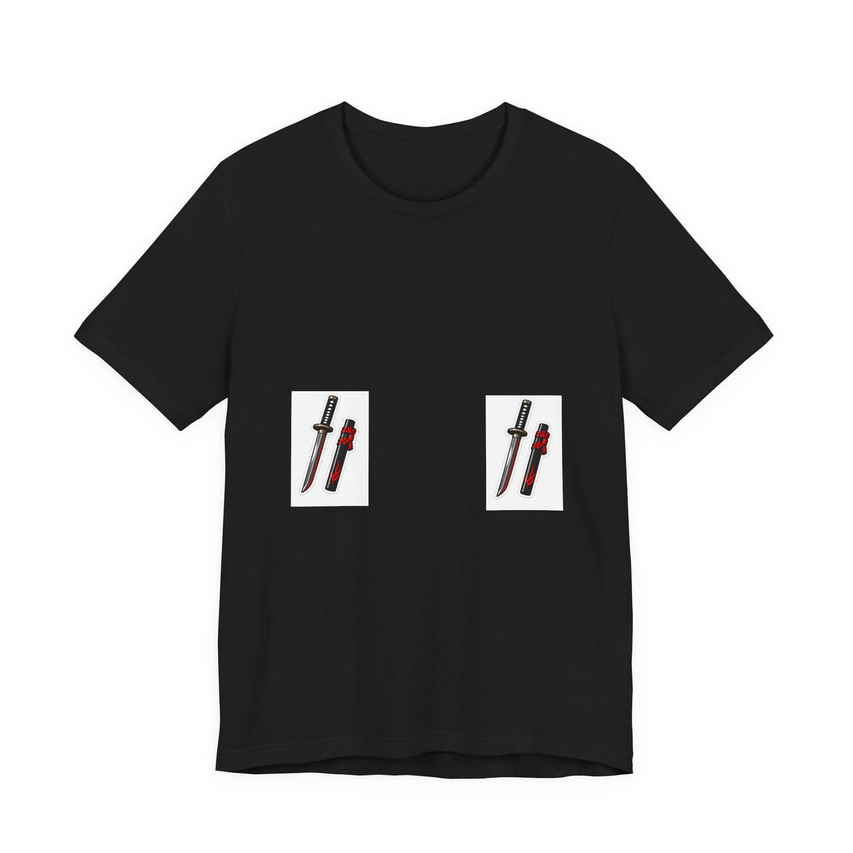 Black katana samurai Sword Tee — Japanese Katana T-Shirt