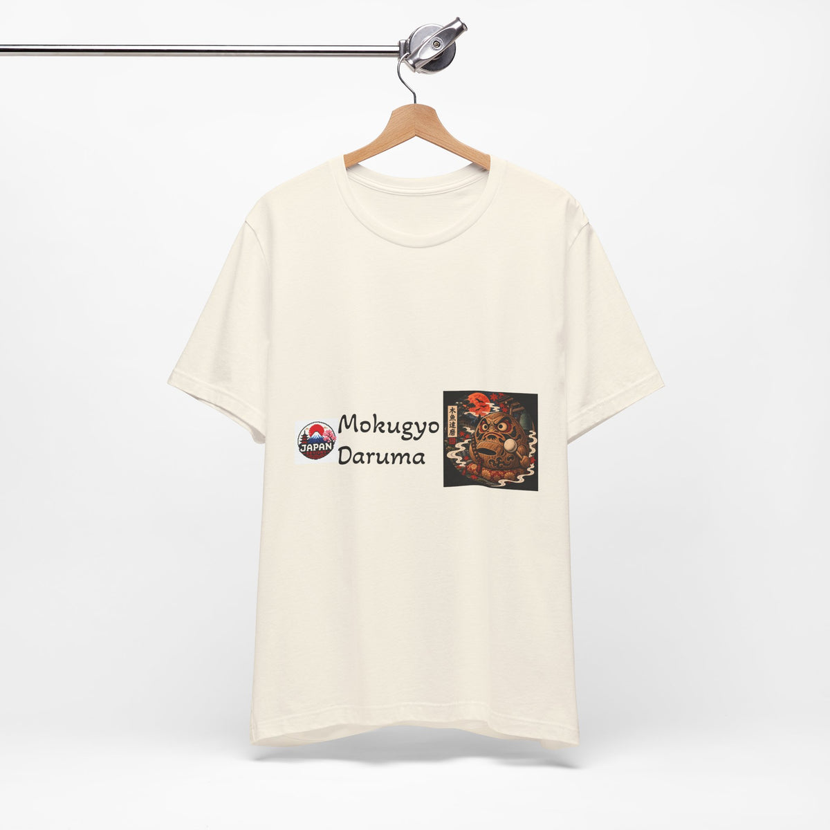 Mokugyo Daruma Halloween Yokai Illustration T-Shirt | Japanese Drum Daruma Art Tee