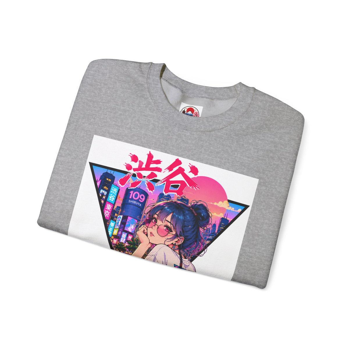 Shibuya Sky 2 Neon Anime Crewneck Sweatshirt