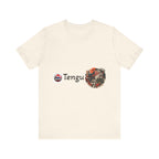 Tengu Japanese Yokai Halloween Mask Tee | Tengu Illustration T-Shirt
