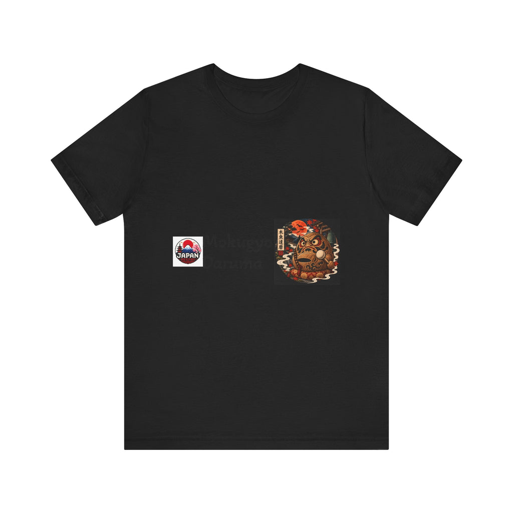 Mokugyo Daruma Halloween Yokai Illustration T-Shirt | Japanese Drum Daruma Art Tee