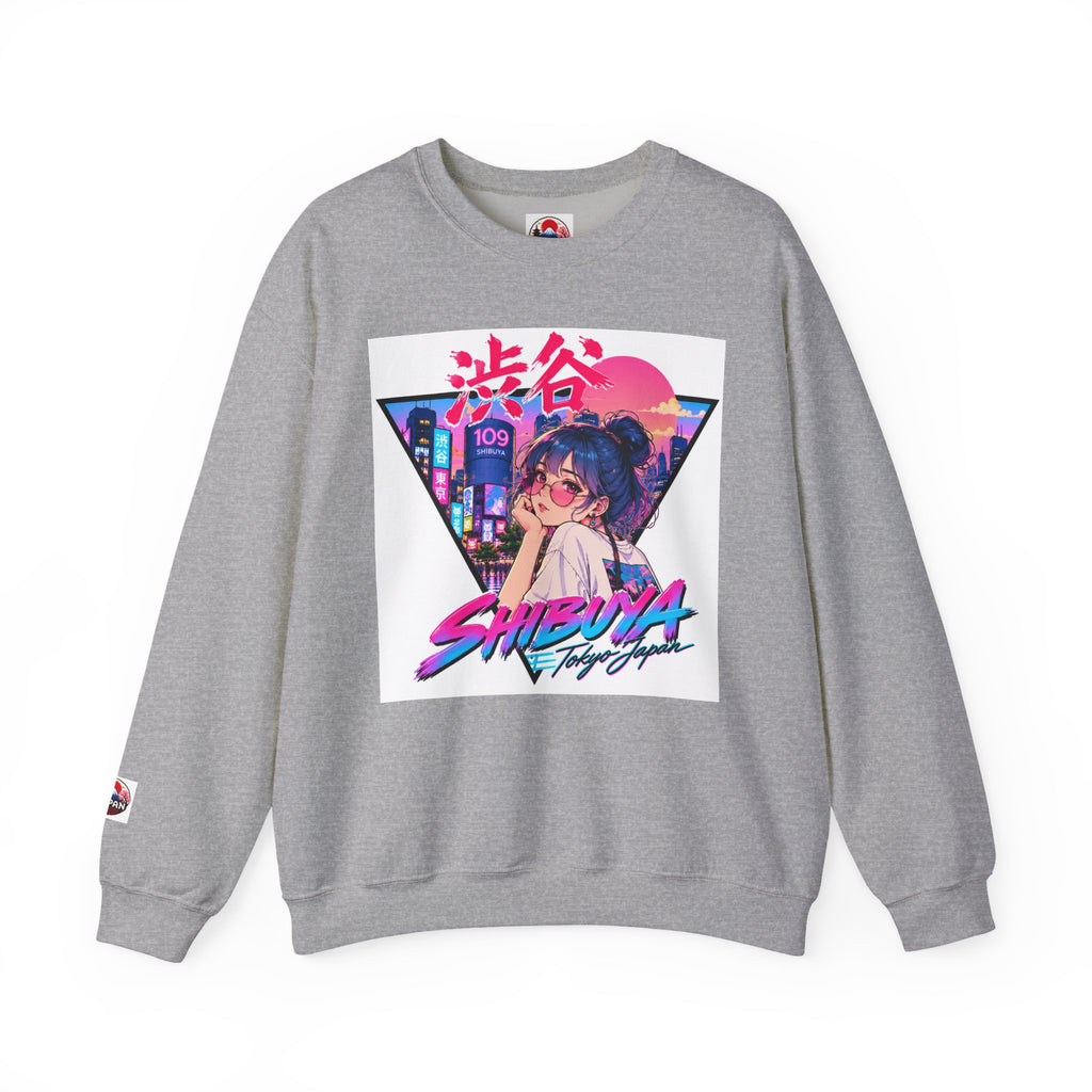 Shibuya Sky 2 Neon Anime Crewneck Sweatshirt
