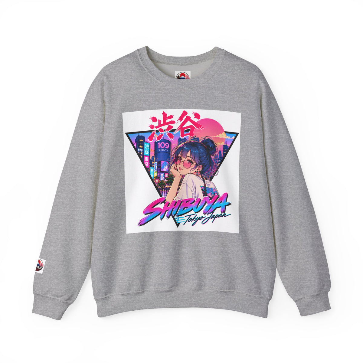 Shibuya Sky 2 Neon Anime Crewneck Sweatshirt