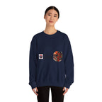 Oni Japanese Demon Yokai Halloween Illustration Sweatshirt | Mythical Yokai Crewneck