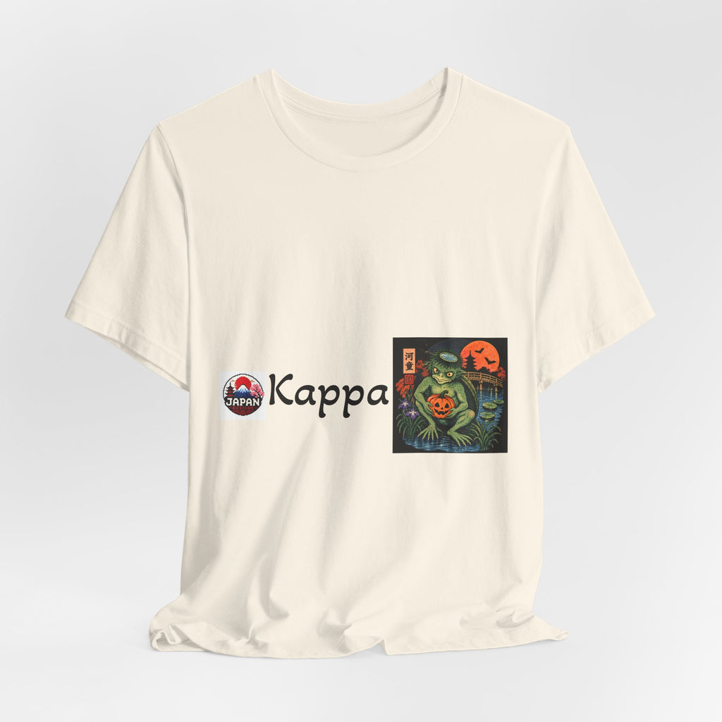 Kappa Japanese Yokai Halloween Myth Creature Tee | Kappa Illustration T-Shirt
