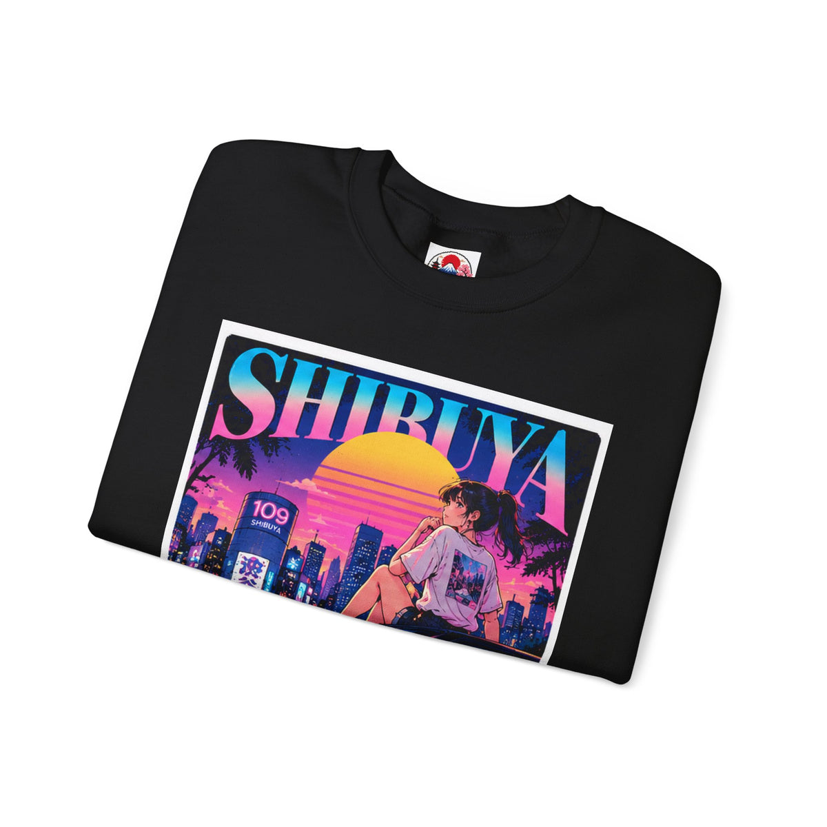 Shibuya Sky 6 Tokyo Neon Anime Crewneck Sweatshirt
