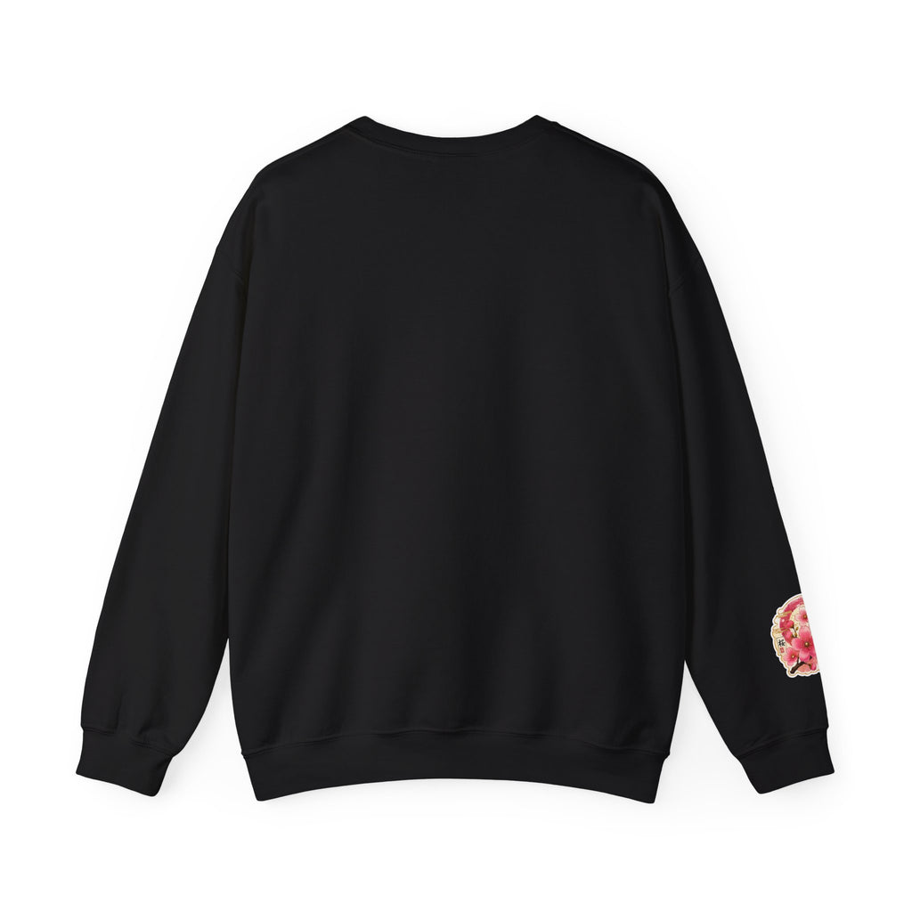 SAKURA Cherry Blossom Crewneck Sweatshirt — Sakura Floral Graphic