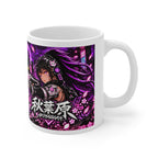 Akihabara Purple Neon City Sniper Girl Mug 11oz Coffee Cup