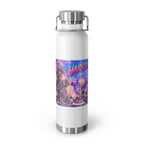 Harajuku Style 13 Neon City Anime Girl Water Bottle — 22oz Copper Vacuum Insulated