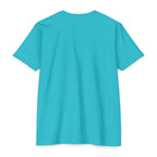 Akihabara Cyborg Sniper T‑Shirt —Teal Akihabara Neon City Graphic
