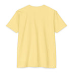 Anime Cyberpunk T‑Shirt —Yellow Akihabara Neon Girl Graphic