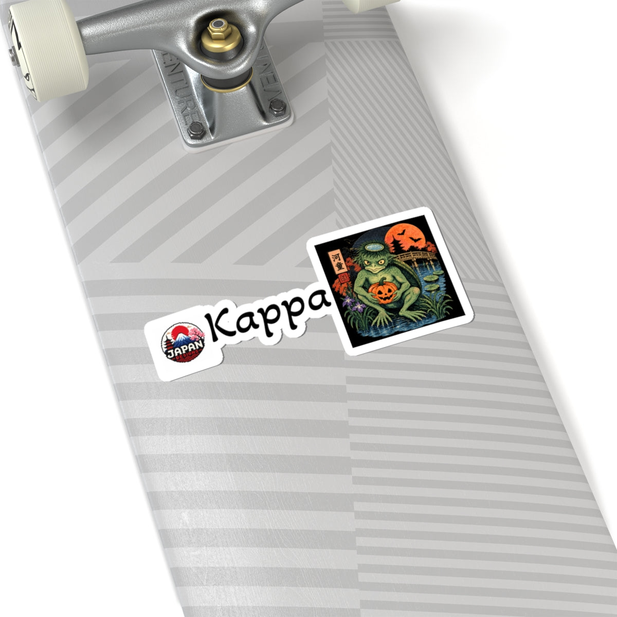 Kappa Monster Pumpkin Sticker | Kiss-Cut Japan Yokai Halloween Sticker