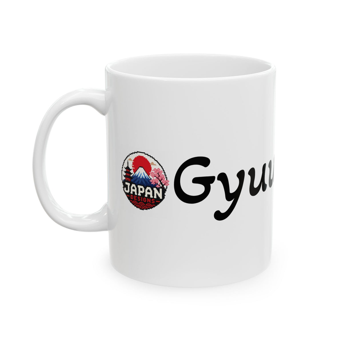 Gyuuki Japanese Halloween Yokai Illustration Mug | Ceramic Coffee Cup