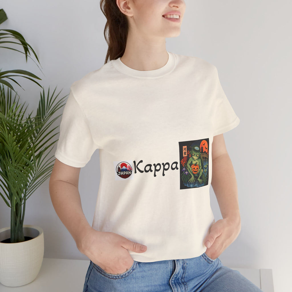 Kappa Japanese Yokai Halloween Myth Creature Tee | Kappa Illustration T-Shirt