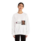 Mokugyo Daruma Yokai Halloween Illustration Crewneck Sweatshirt | Japanese Buddhist Motif