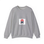 Rising Sun Mount Fuji Sweatshirt | Japanese Kanji Graphic