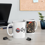 Gyuuki Japanese Halloween Yokai Illustration Mug | Ceramic Coffee Cup
