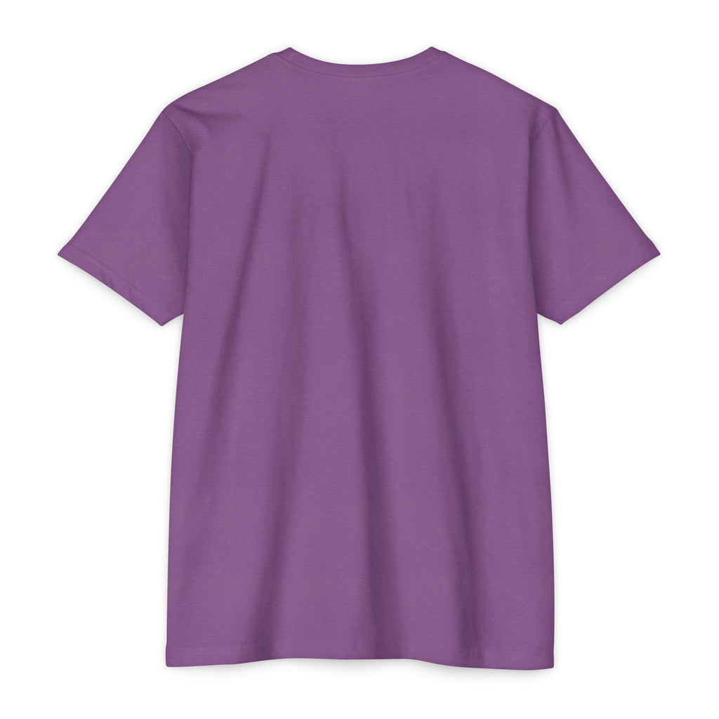Akihabara Cyberpunk Sniper Girl T‑Shirt —Purple Akihabara Neon City Graphic